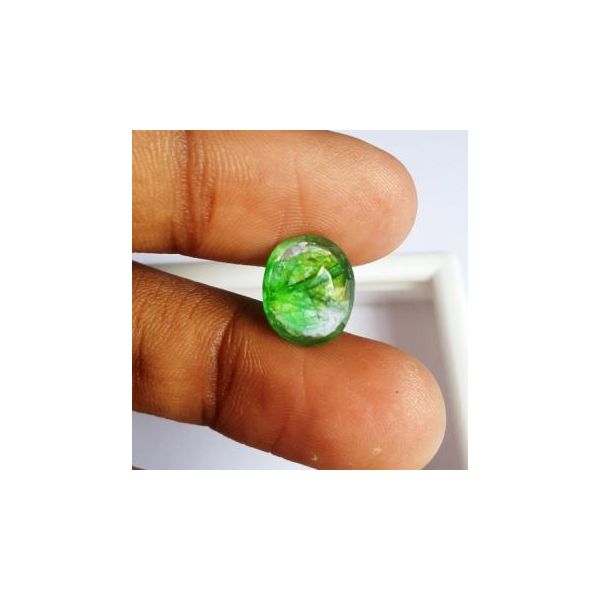 4.46 Carats NaturalColumbian Emerald 11.75 x 9.82 x 5.32 mm