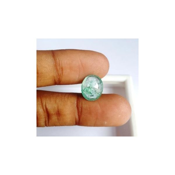 4.23 Carats Natural Columbian Emerald 11.92 x 10.01 x 5.11 mm