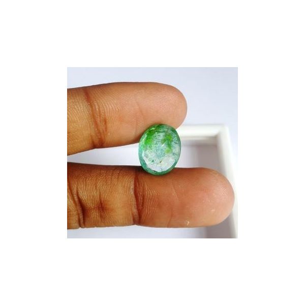 5.28 Carats Natural Columbian Emerald 13.27 x 10.96 x 5.07 mm