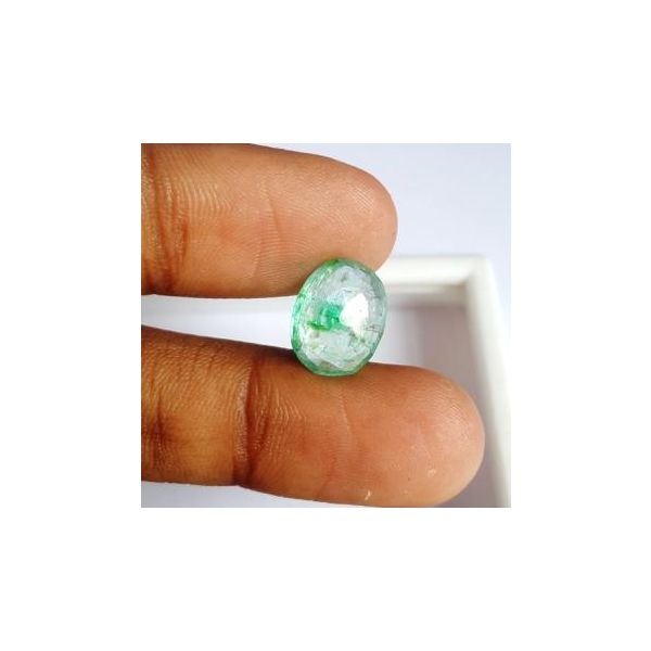 4.98 Carats Natural Columbian Emerald 12.52 x 9.88 x 5.12 mm