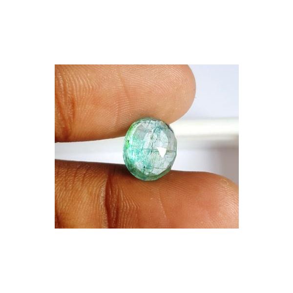 4.48 Carats Natural Columbian Emerald 11.18 x 9.47 x 6.06 mm