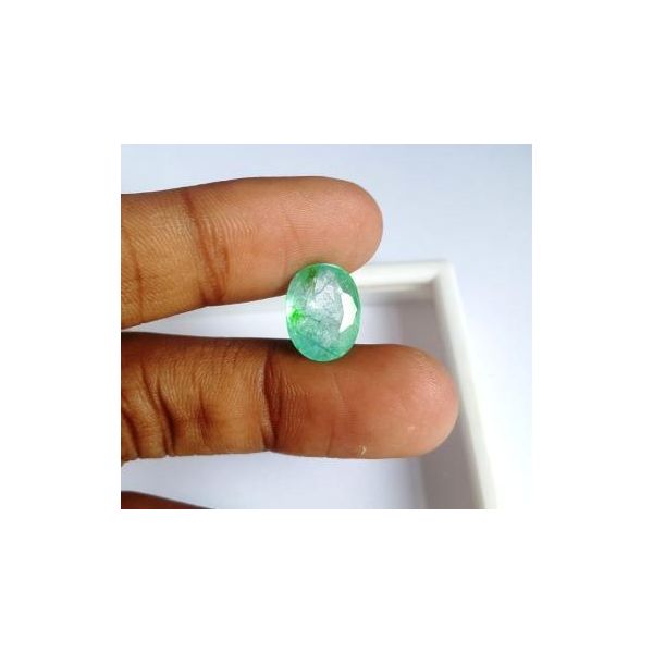 4.60 Carats Natural Columbian Emerald 12.99 x 10.00 x 4.98 mm