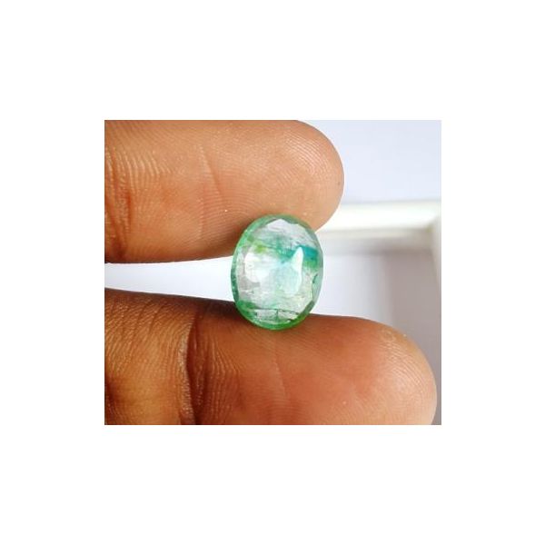 3.63 Carats Natural Columbian Emerald 11.79 x 9.65 x 4.31 mm