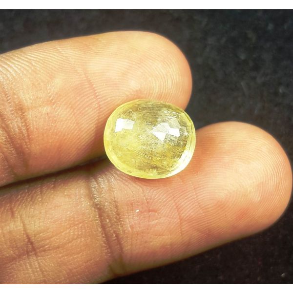 6.35 Carats Natural Yellow Sapphire