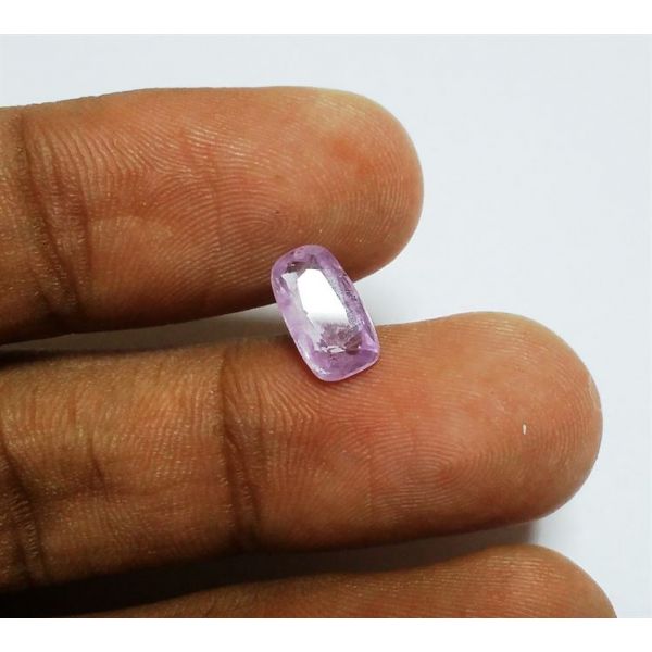 1.61 Carat Ceylon Purple Sapphire 
