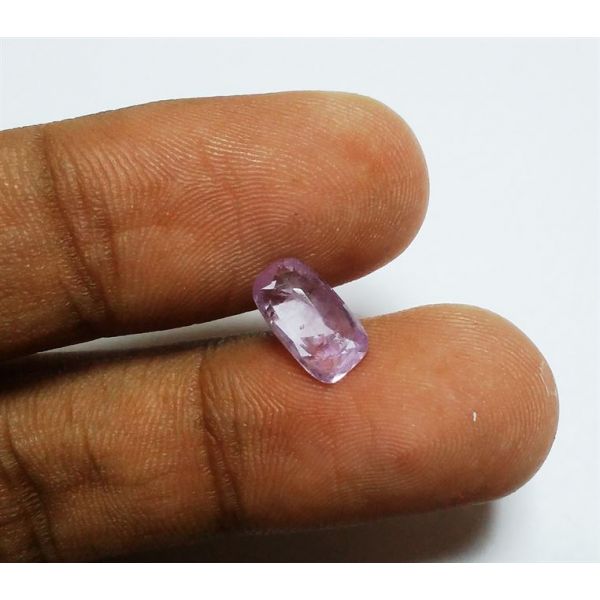 1.61 Carat Ceylon Purple Sapphire 