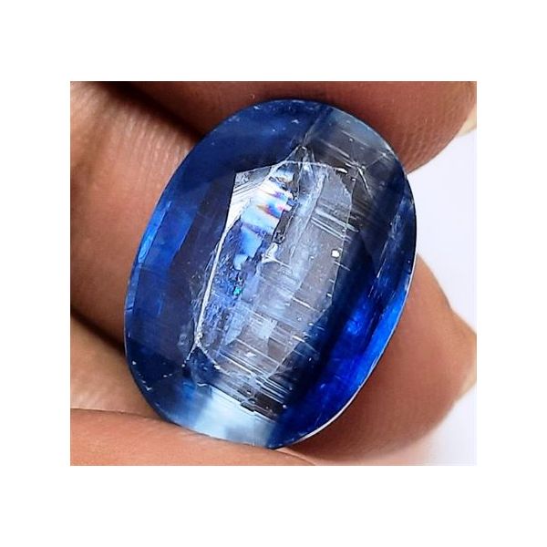 14.01 Carats Natural Blue Kyanite 17.77 x 13.16 x 5.97 mm