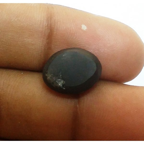 8.53 Carats Natural Natural Back Scapolite Cats Eye 13.57 x 10.55 x 8.27 mm