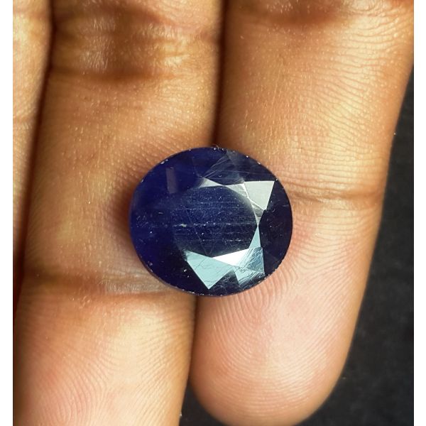 12.40 Carats Natural Blue Sapphire 14.80x13.21x6.25 mm