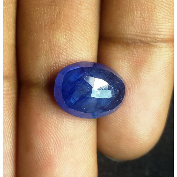 8.15 Carats Natural Blue Sapphire 14.02 x 10.45 x 5.72 mm