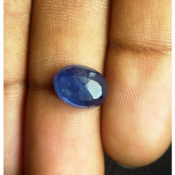 3.90 Carats Natural Blue Sapphire 11.00 x 8.60 x 3.45 mm