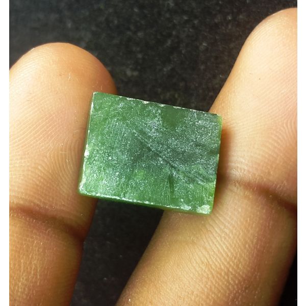 40.08 Carats Natural Green Jade 38.85 x 27.50 x 4.17 mm