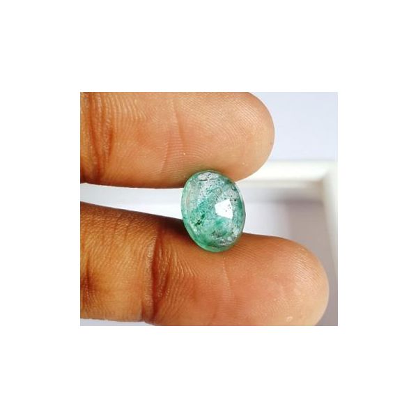 3.48 Carats Natural Columbian Emerald 11.44 x 8.82 x 4.71 mm