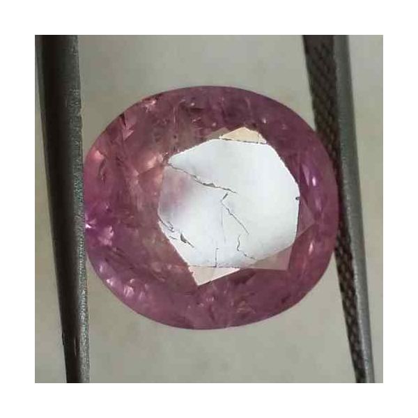7.58 CT Pink Sapphire Natural Ceylon Mines Gemstone
