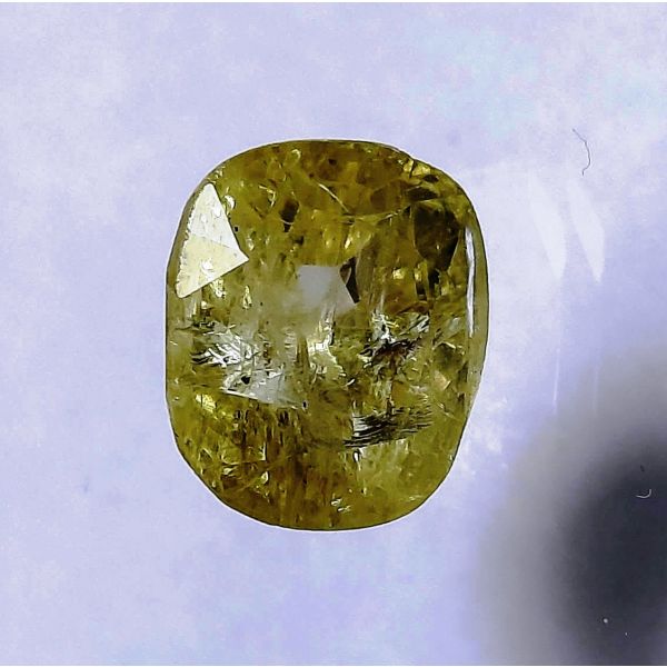 3.93 Carats Natural Yellow Sapphire