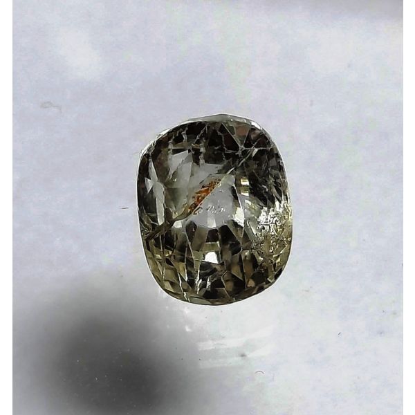 5.08 Carats Natural Light Yellow  Sapphire