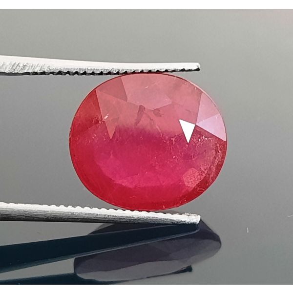 6.69 Carats Natural Red Ruby 