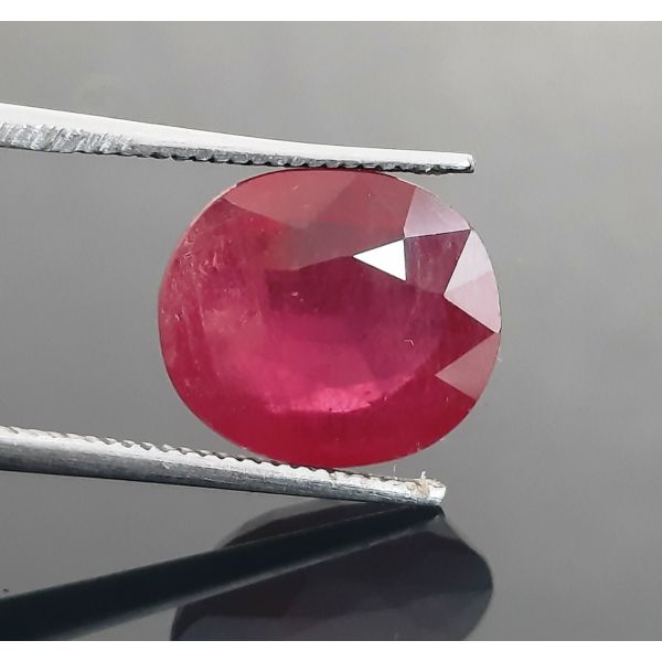 6.69 Carats Natural Red Ruby 