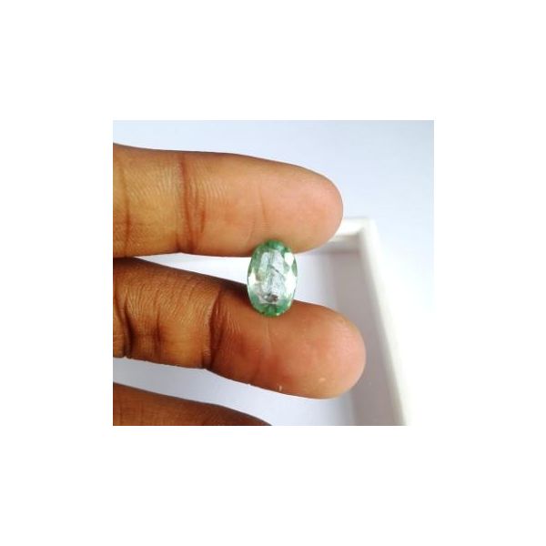 2.66 Carats Natural Columbian Emerald 11.91 x 7.94 x 3.95 mm