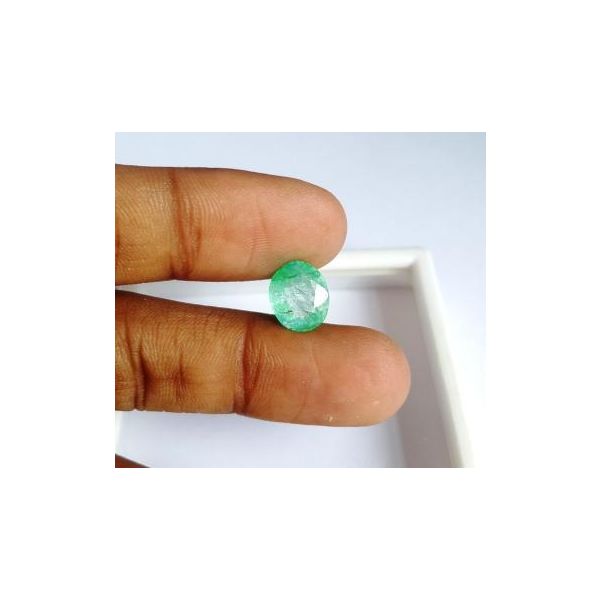 2.78 Carats Natural Columbian Emerald 10.48 x 8.74 x 4.60 mm