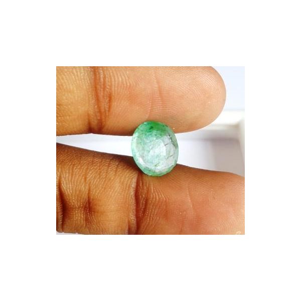 2.78 Carats Natural Columbian Emerald 10.48 x 8.74 x 4.60 mm