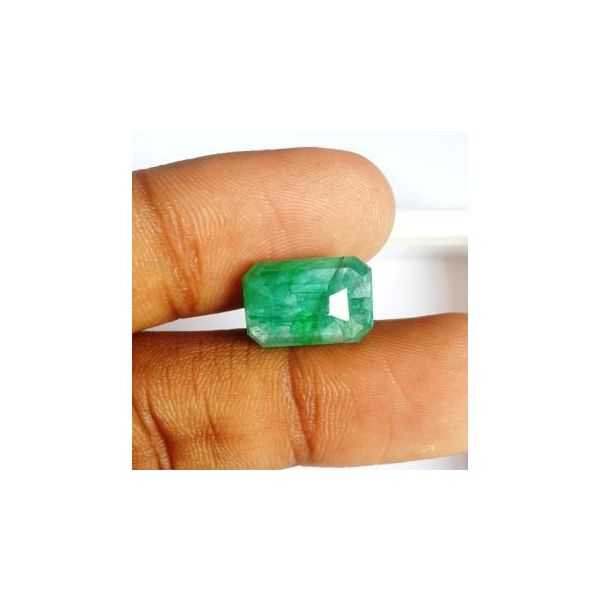 6.54 Carats Natural Columbian Emerald 13.33 x 8.88 x 6.27 mm