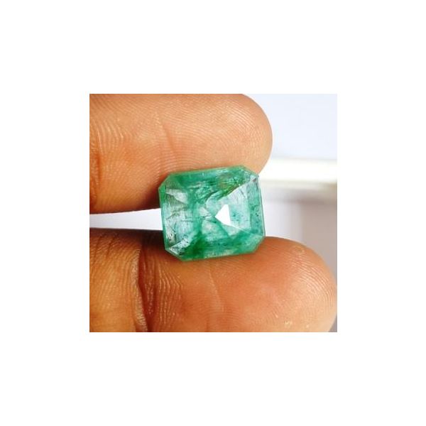 7.37 Carats Natural Columbian Emerald 12.67 x 11.12 x 6.36 mm