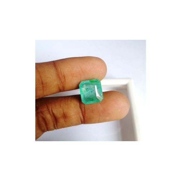 6.37 Carats Natural Columbian Emerald 11.49 x 10.74 x 6.03 mm