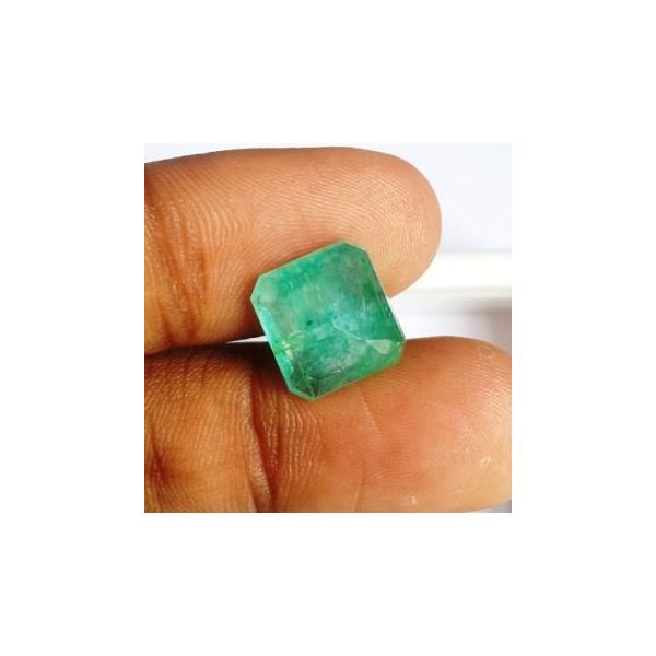 6.37 Carats Natural Columbian Emerald 11.49 x 10.74 x 6.03 mm