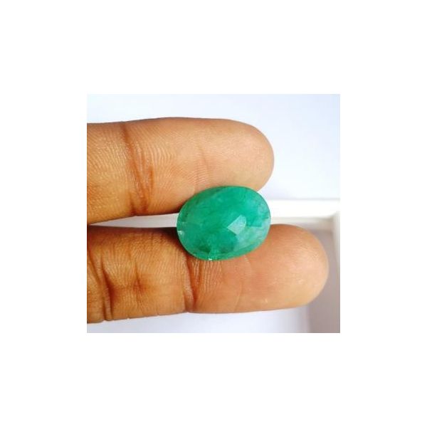 8.06 Carats Natural Columbian Emerald 16.12 x 12.50 x 6.18 mm