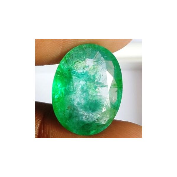 10.10 Carats Natural Columbian Emerald 16.97 x 13.14 x 6.66 mm