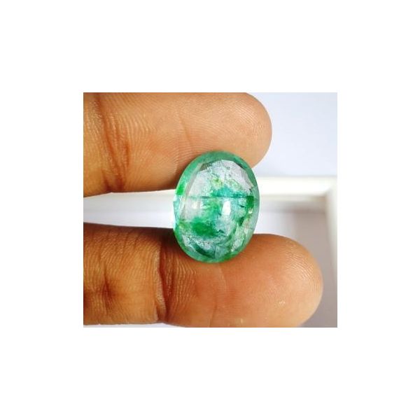 10.10 Carats Natural Columbian Emerald 16.97 x 13.14 x 6.66 mm