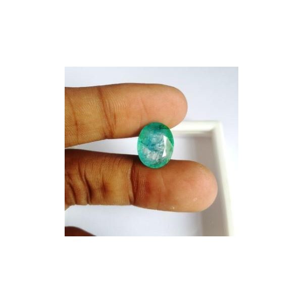 6.29 Carats Natural Columbian Emerald 13.59 x 10.86 x 5.96 mm