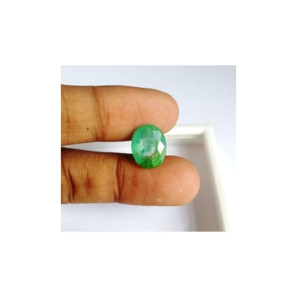 6.00 Carats Natural Columbian Emerald 12.84 x 10.40 x 6.51 mm