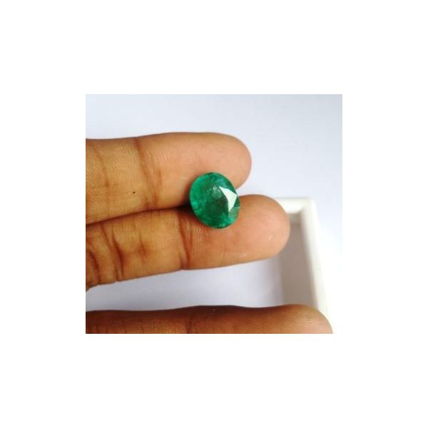 5.16 Carats Natural Columbian Emerald 12.41 x 10.06 x 5.90 mm