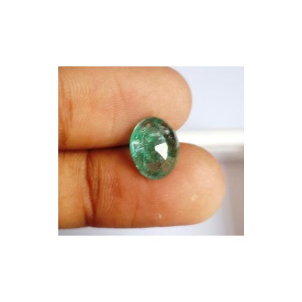 3.36 Carats Natural Columbian Emerald 11.17 x 8.72 x 4.91 mm