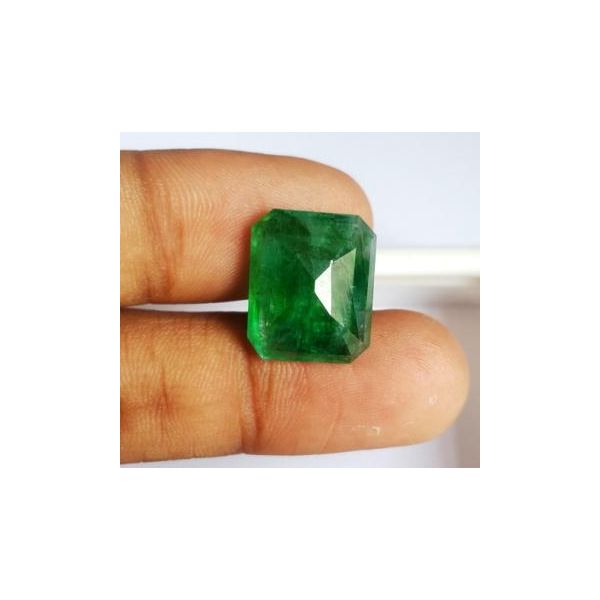 12.26 Carats Natural Zambian Emerald 15.71 x 13.23 x 6.64 mm