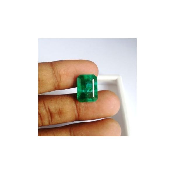 9.85 Carats Natural Zambian Emerald 14.77 x 11.02 x 6.92 mm