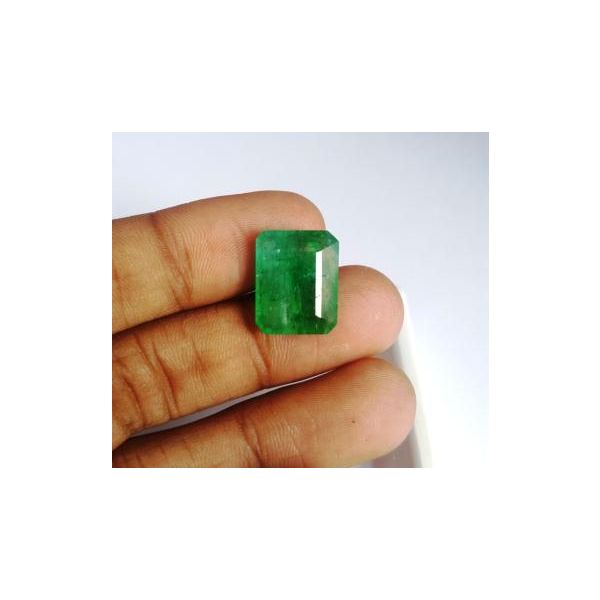 10.47 Carats Natural Zambian Emerald 15.82 x 12.57 x 5.64 mm