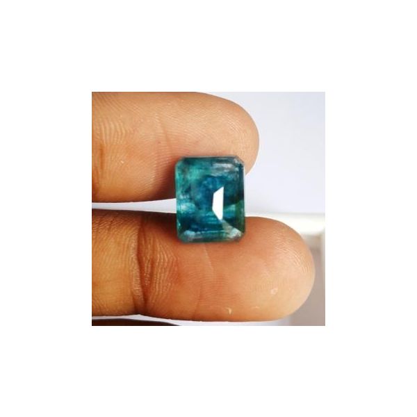 7.01 Carats Natural Zambian Emerald 12.40 x 9.71 x 6.65 mm