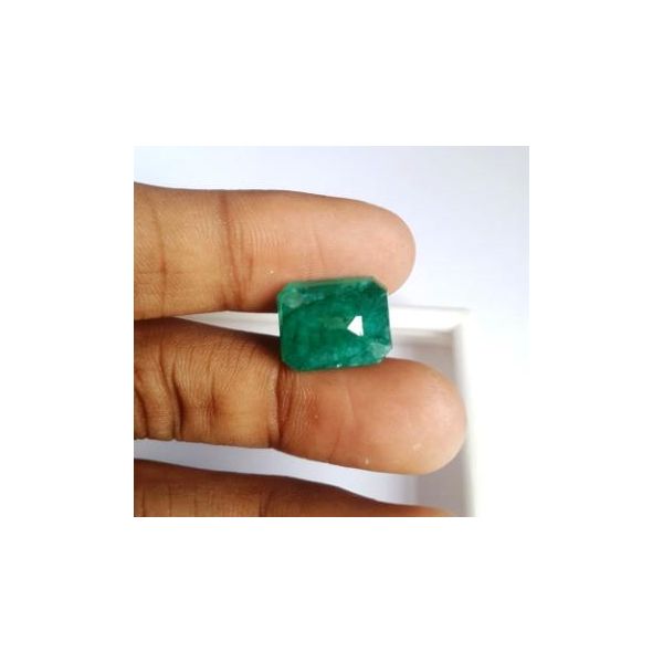 9.55 Carats Natural Zambian Emerald 14.69 x 11.85 x 6.43 mm