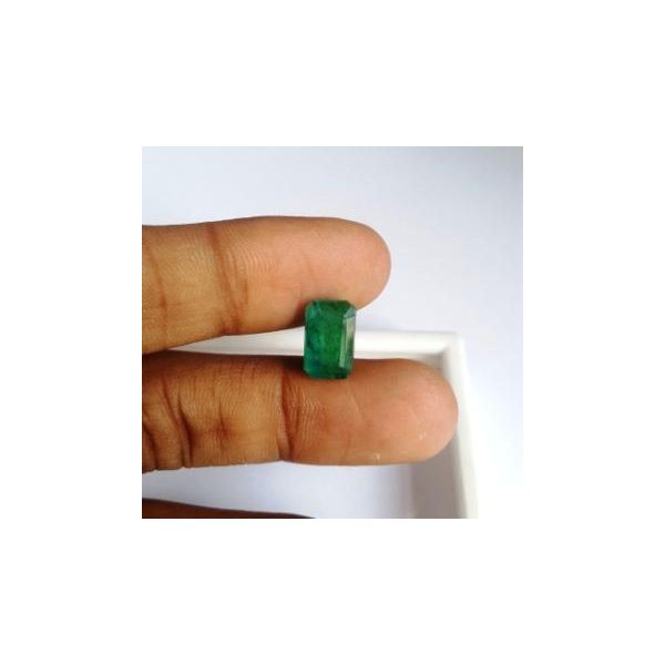 4.18 Carats Natural Zambian Emerald 11.07 x 7.05 x 5.77 mm