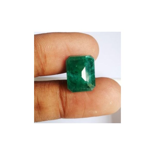 8.85 Carats Natural Zambian Emerald 14.12 x 11.04 x 6.44 mm