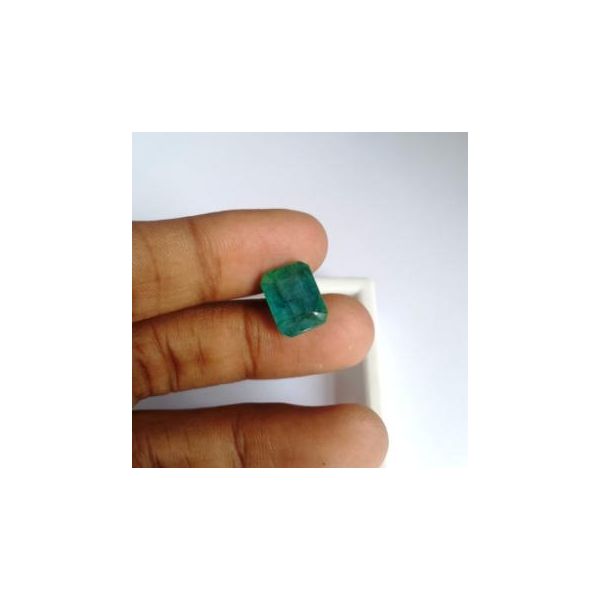 6.75 Carats Natural Zambian Emerald 12.63 x 9.61 x 6.46 mm