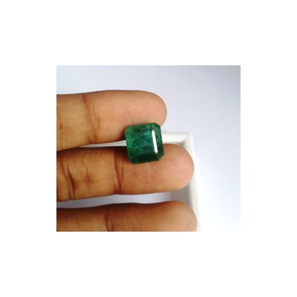 5.93 Carats Natural Zambian Emerald 11.84 x 11.02 x 5.42 mm