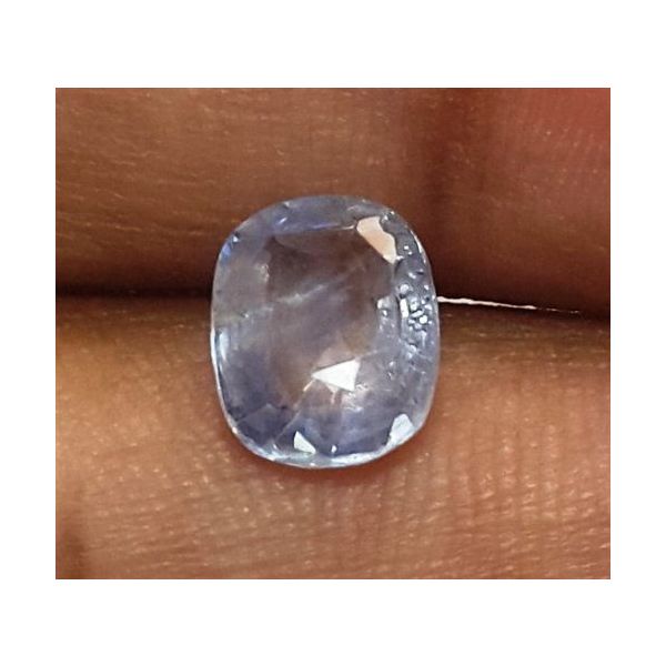 2.08 Carats Ceylon Blue Sapphire 8.31x6.62x3.60mm