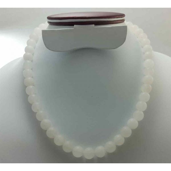 White Jade Rosary 98 Gram (Length 19 Inch)