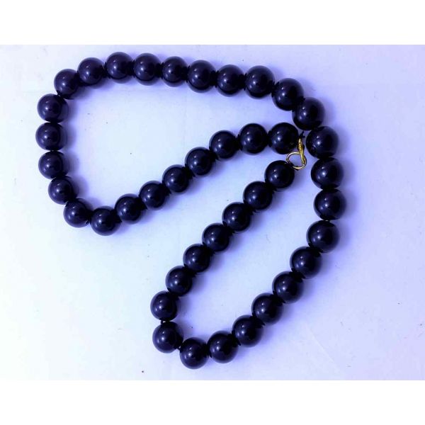 Black Onyx Rosary 93 Gram (Length 19 Inch)