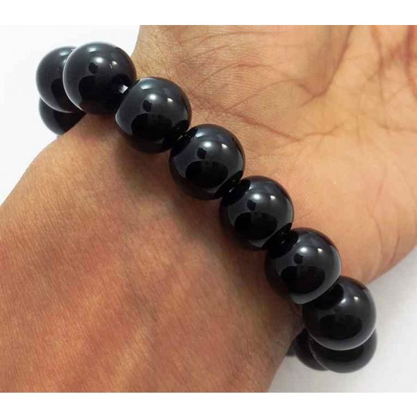 Black Onyx Bracelet 39 Gram (Length 8 Inch)