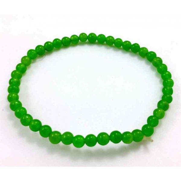 Green Jade Bracelet 5 Gram (Length 8 Inch)